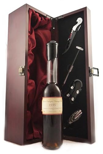 Taylor Fladgate Vintage Port 1935 (Decanted Selection) 20cls in einer mit Seide ausgestatetten Geschenkbox, da zu 4 Weinaccessoires, 1 x 200ml von vintagewinegifts