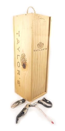 Taylor Fladgate Vintage Port 1985 MAGNUM in einer Geschenkbox, da zu 4 Weinaccessoires, 1 x 1500ml von vintagewinegifts