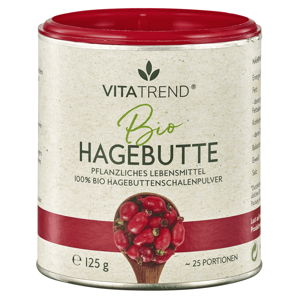 Bio Hagebutten Pulver von vitatrend