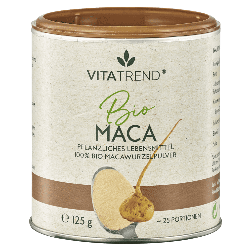 Bio Maca Pulver 125g von vitatrend