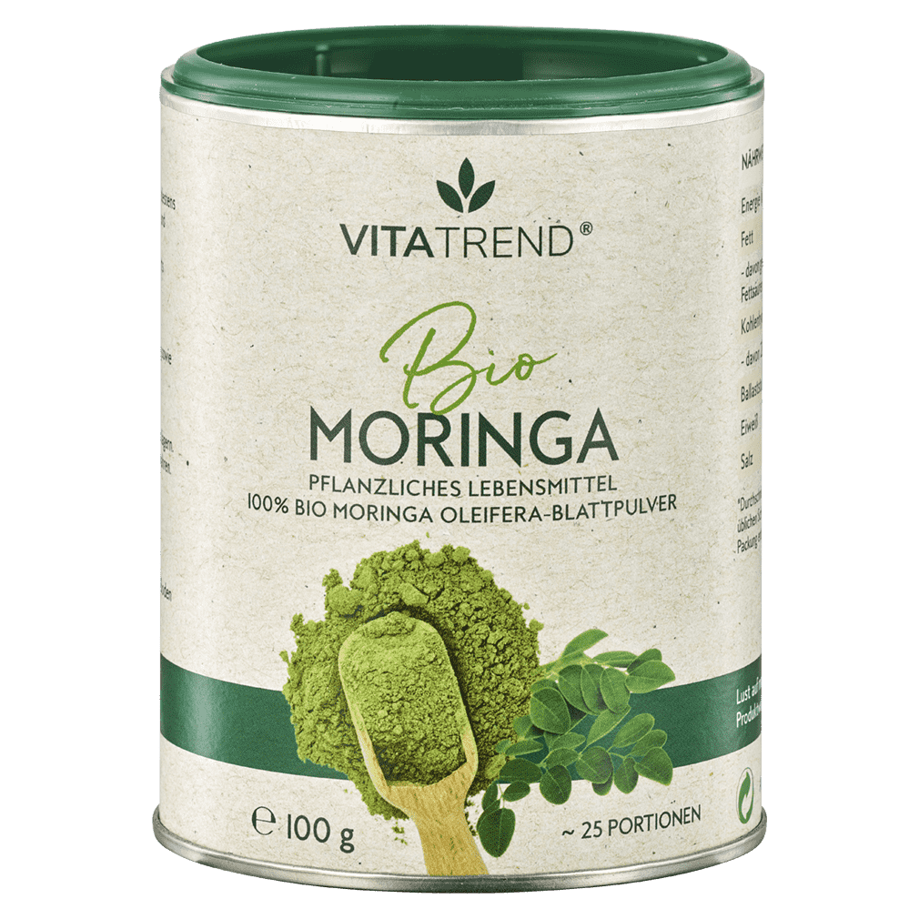 Bio Moringa Pulver 100g von vitatrend