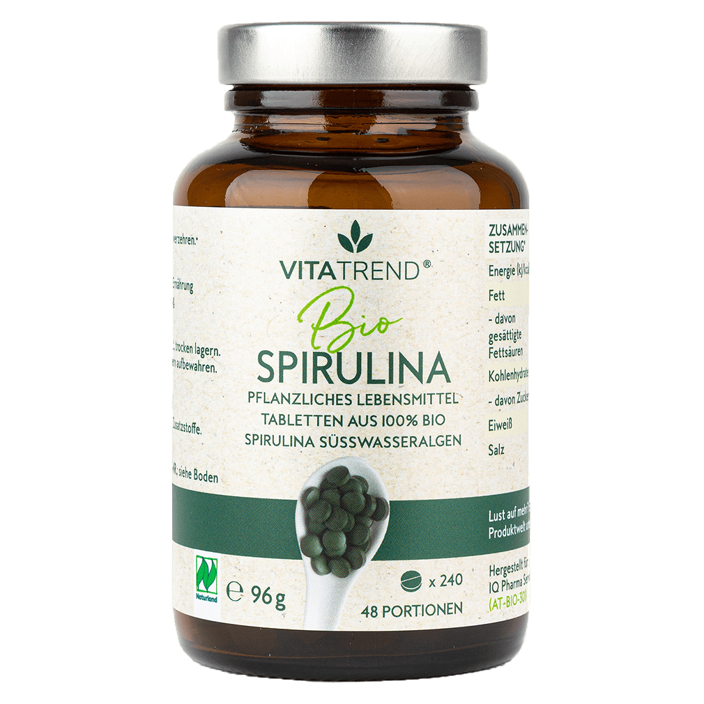 Bio Spirulina Tabletten, 240 St von vitatrend