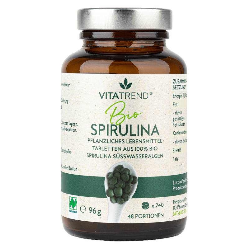 Bio Spirulina Tabletten, 240 St von vitatrend