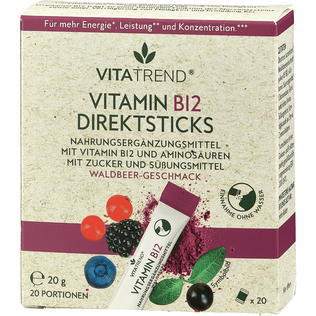 Vitamin B12 Direktsticks von vitatrend