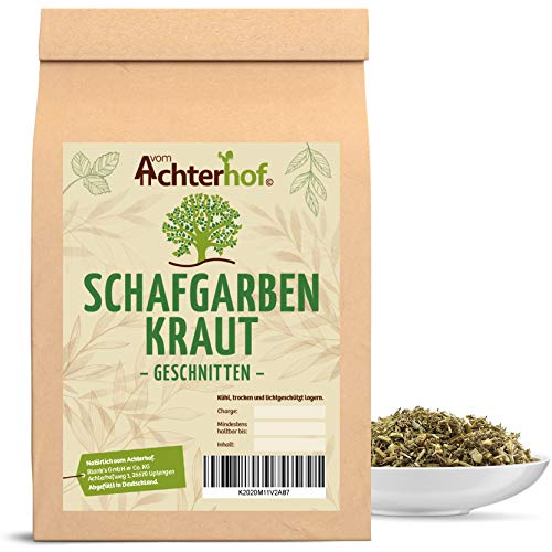 100 g Schafgarbenkraut geschnitten Schafgarbenkrauttee Scharfgabe Kräutertee natürlich vom-Achterhof von vom-Achterhof