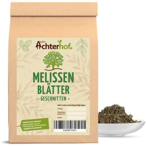 Melissenblätter 250g | Melissenblätter getrocknet und geschnitten | ideal für Saucen, Dips, Suppen, Gemüse- / Fleischgerichte, Tees, Raumduft & Co. | naturrein | vom Achterhof von vom-Achterhof