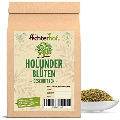 250g Holunderblüten gerebelt Holunderblütentee - Kräutertee natürlich vom Achterhof von vom-Achterhof