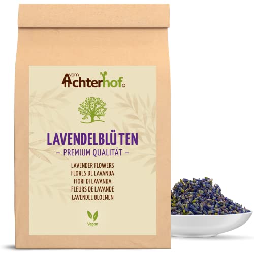 Lavendelblüten getrocknet 500g | original französischer Lavendel der Provence | Neue Ernte | Lavendel 100% natürlich - Lebensmittelqualität | vom Achterhof von vom-Achterhof