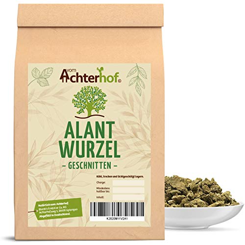 Alantwurzel 1000g I Alantwurzel getrocknet und geschnitten I ideal für Alantwurzel-Tee oder zum Verräuchern I naturrein I Kräutertee lose I vom Achterhof von vom-Achterhof