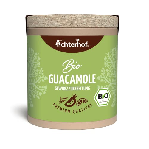 Avocado Guacamole Gewürzzubereitung 54 g | Crunch-Effekt durch Meersalz | pikant-würziger Geschmack | ideal für Guacamole und alle Avocado-Gerichte | vom Achterhof von vom-Achterhof