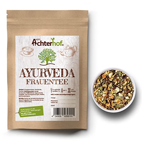 Ayurveda Frauentee 100g | aromatische Kräutertee und Gewürztee Mischung | lose Tee Kräuter | Ayurveda Tee | vom Achterhof von vom-Achterhof