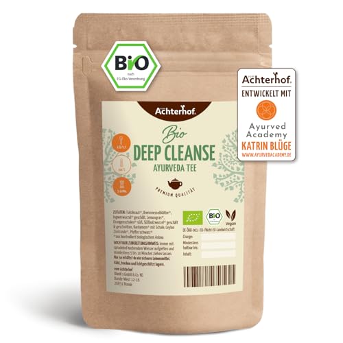 Ayurveda Tee Deep Cleanse Bio 100g | fein abgestimmte ayurvedische Zutaten | wohltuender Kräutertee | vom Achterhof von vom-Achterhof