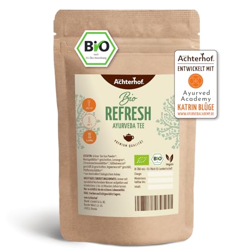 Ayurveda Tee Refresh Bio 100g | fein abgestimmte ayurvedische Zutaten | wohltuender Kräutertee | vom Achterhof von vom-Achterhof