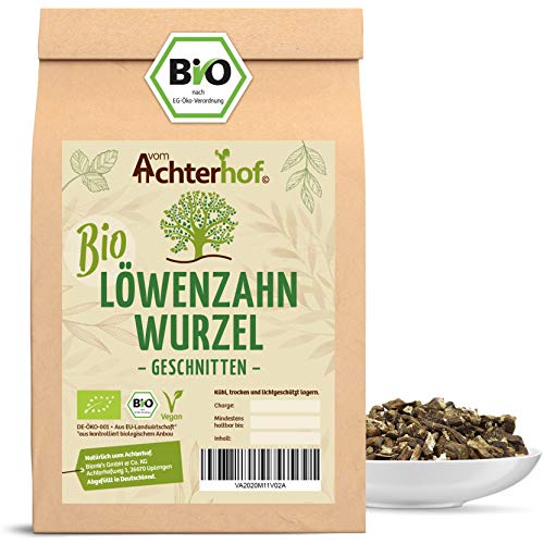 BIO Löwenzahnwurzel getrocknet geschnitten (100g) Löwenzahn-Wurzel-Tee vom-Achterhof - dandelion root cut organic von vom-Achterhof