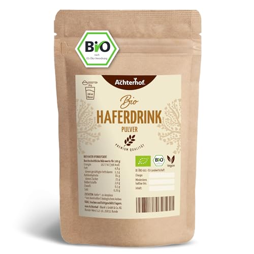 Bio Haferdrink Pulver 1000g | nachhaltige Milchalternative zum Selbermachen | naturreines Haferpulver | Bio & vegan | vom Achterhof von vom-Achterhof