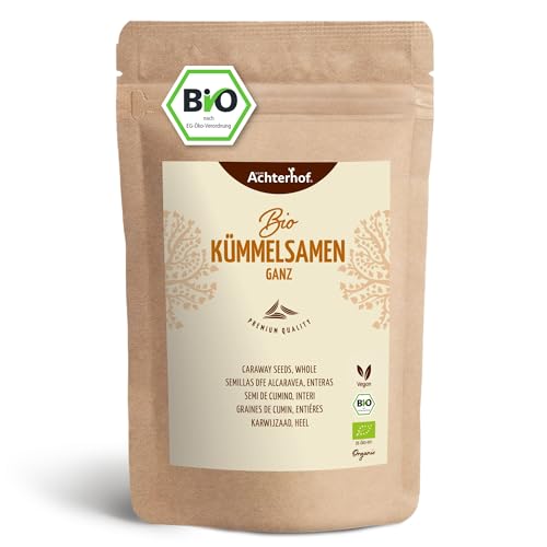 Bio Kümmel ganz echt (500g) Kümmelsamen Kümmeltee vom-Achterhof Kümmelsaat Caraway Whole Organic von vom-Achterhof