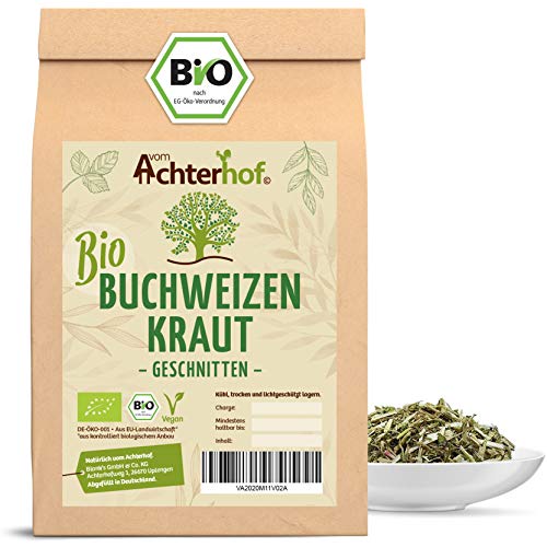 Buchweizentee Bio (250g) | Buchweizenkraut geschnitten | Buchweizen Tee | vom Achterhof von vom-Achterhof