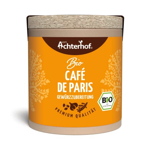 Café de Paris Gewürzzubereitung Bio 53g | einmalige Geschmacksnote | aus 13 Kräutern und Gewürzen | ideal für Café de Paris Butter oder Sauce | vom Achterhof von vom-Achterhof