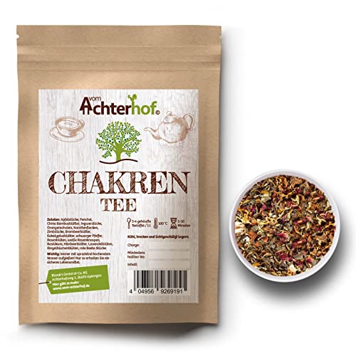 Chakrentee 250g | Fruchtig aromatischer Geschmack | aromatische Kräuter- und Gewürzmischung | Kräutertee Teemischung | vom Achterhof von vom-Achterhof