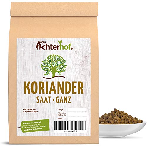 Coriander Koriander-Samen ganz Gewürz 1 kg Koriandersaat ideal auch als Brotgewürz von vom-Achterhof