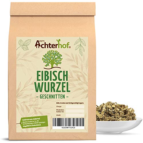 Eibischwurzel 100g I Eibischwurzel getrocknet und geschnitten I ideal für Eibischwurzel-Tee I süßer Geschmack I naturrein I Kräutertee lose I vom Achterhof von vom-Achterhof