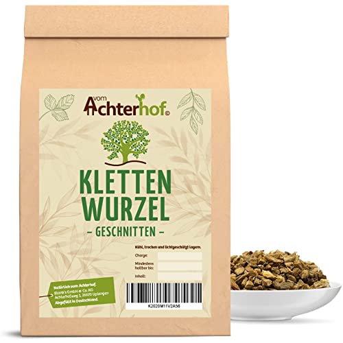 Klettenwurzel geschnitten 250g | getrocknete und fein geschnittene Klettenwurzel | leicht herber, harmonischer Geschmack | ideal für Klettenwurzeltee | vom Achterhof von vom-Achterhof