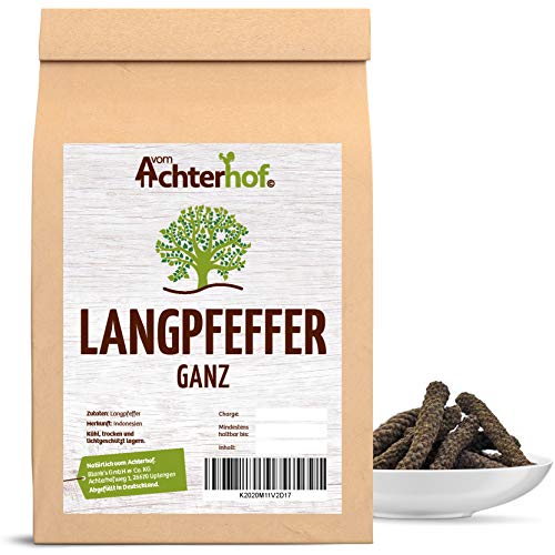 Langpfeffer Pfeffer lang 250 g Stangenpfeffer bengalischer Pfeffer von vom-Achterhof