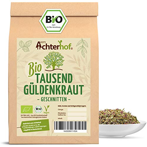 Tausendgüldenkraut Tee Bio (100g) lose geschnitten Tausendgüldenkrauttee von vom-Achterhof