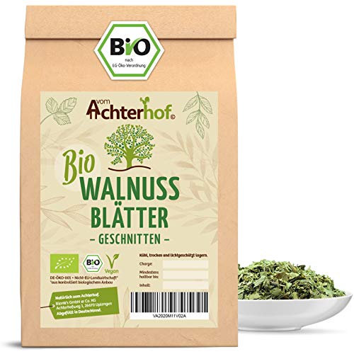 Walnussblätter Bio (250g) Walnussblättertee aus kontrolliert biologischen Anbau vom Achterhof von vom-Achterhof