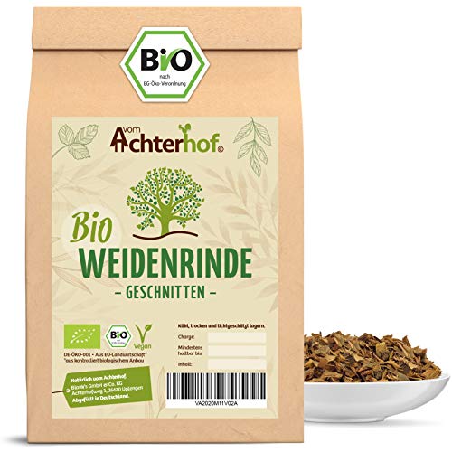 Weidenrinde BIO (100g) geschnitten getrocknet Bio-Weidenrindentee vom-Achterhof von vom-Achterhof