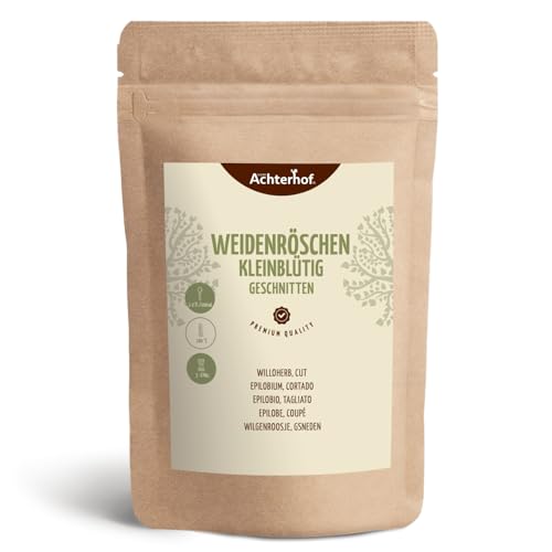 Weidenröschen kleinblütig 1000g | Weidenröschen Tee getrocknet und geschnitten | angenehm mildes und leicht blumiges Aroma | hochwertiges Kräuterprodukt erster Güte | vom Achterhof von vom-Achterhof