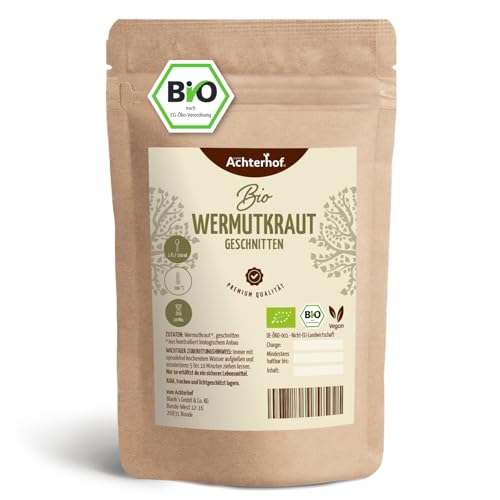 Wermutkraut geschnitten Bio 250g | Bitterkraut | Wermutkraut-Tee | Wermut geschnitten als aromatisches Würzmittel oder Tee | vom Achterhof von vom-Achterhof