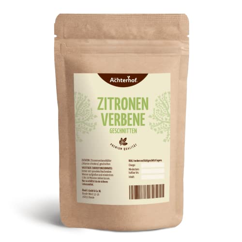 Zitronenverbeneblätter 500g | Zitronig-frisches Aroma | ideal für erfrischende Sommerlimonaden und Zitronentee | vom Achterhof von vom-Achterhof