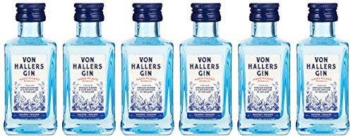 VON HALLERS GIN I Verfeinert mit handgepflückten Botanicals aus Deutschland I Langsam destilliert im Kupferkessel I 12 x 0.05l Miniaturflaschen I 44% vol. von von Hallers