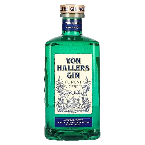 Von Hallers Gin I Forest I Intensiv würziger Geschmack I 44% Vol. I 500 ml von VON HALLERS