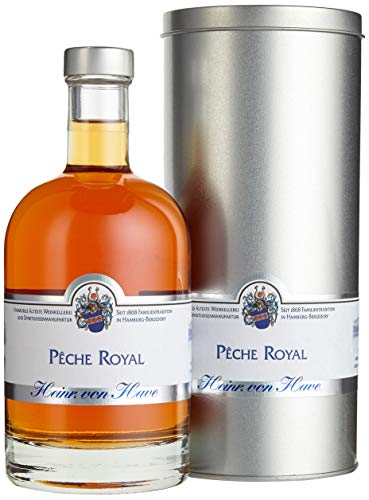 von Have Pêche Royal Likör in Geschenk-Dose (1 x 0.5 l) von von Have