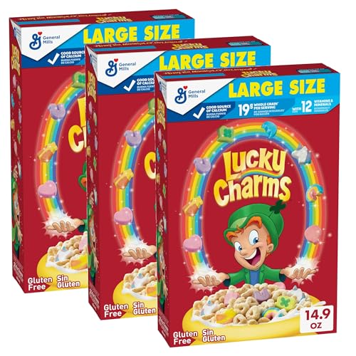 Lucky Charms - Marshmallow Breakfast Cerealien Frühstückszerealien - 3x422g von vontek