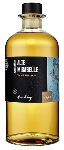 Wajos Alte Mirabelle – Wajos Selektion, 500ml, 40% vol. fruchtiger Obstlikör. Perfekt als Teil eines Likör Geschenkset für Frauen von wajos