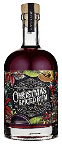 Wajos Christmas Spiced Rum 37,8% vol 500ml – mit Barbados Rum & Jamaica Rum verfeinert – Alkohol Geschenk zu Weihnachten von wajos