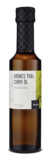 Wajos Grünes Thai-Curry Öl 250ml – veganes Würzöl für asiatische Küche – mit Nativem Olivenöl Extra & Rapsöl von wajos