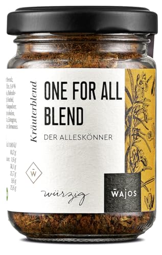 Wajos One for all Blend, 85g: Würziger Allrounder als Alternative zum herkömmlichen Gewürz, Vegane Würzmischung von wajos