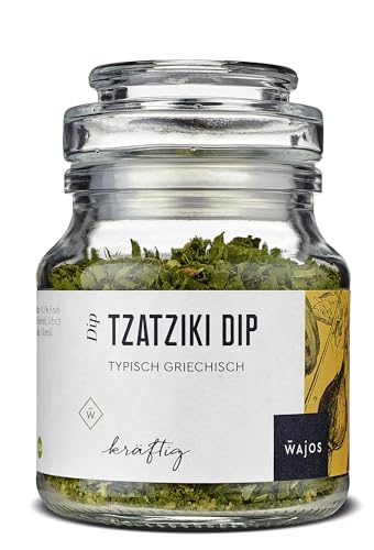 Wajos Tzatziki Dip vegan, 60g: typisch griechischer Dip, Alternative Würzmischung zu Döner Gewürz & Tzatziki Gewürz von wajos