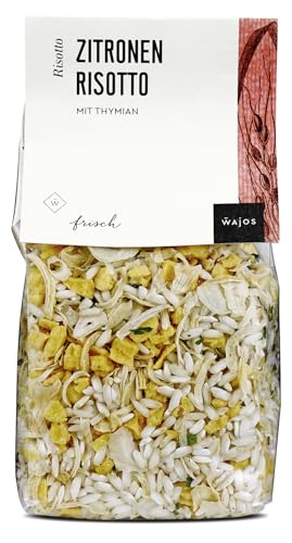 Wajos Zitronen Risotto, 300g: Risotto Mischung mit Carnaroli Reis, Zitrone und Thymian, für Risotto-Liebhaber von wajos