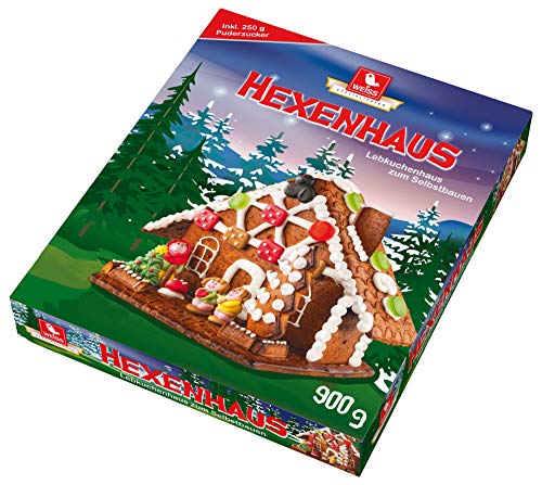 Weiss - Lebkuchen Hexenhaus Lebkuchenhaus Süßwaren - 900g von weiss