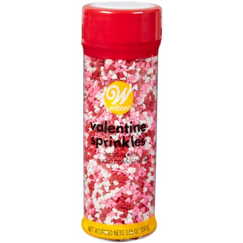 Micro Hearts Red, White & Pink Sprinkles von Wilton