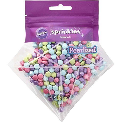 Wilton 710-7322 Diamond Shaped Sprinkles, 3 OZ. von Wilton