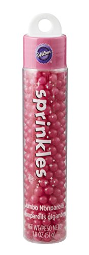 Wilton 710-9975 Hanging Skinny Pink Jumbo Nonpareils von Wilton