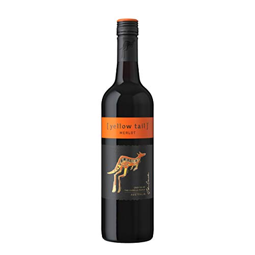 Yellow Tail Merlot – Halbtrockener, fruchtiger Rotwein aus Australien (1 x 0.75 l) von yellow tail