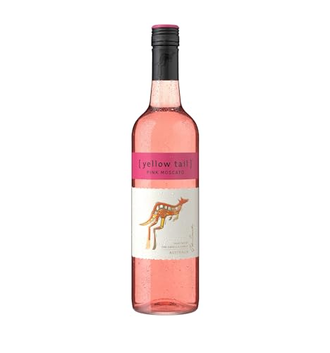 Yellow Tail Pink Moscato - Süßer Roséwein aus Australien mit 7,5% vol. Alkohol (1 x 0,75l) von yellow tail