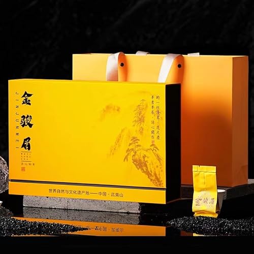 Chinese Spring Tea Mount Wuyi Super Golden Junmei Honey Fragrant Black Tea Gift Box von ymtea